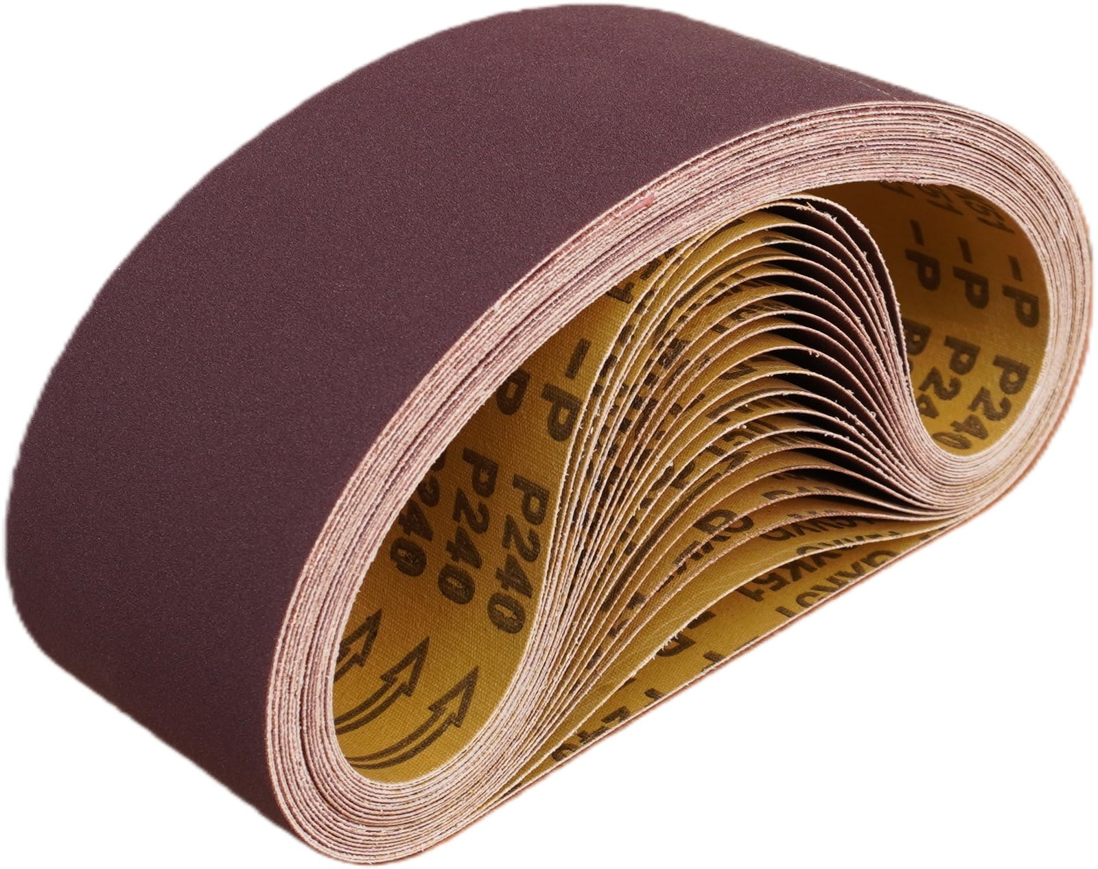 KTHUA 20Pack 3×21 Sanding Belts 400 Grit — Fine Surface Polish for Woodworkin…