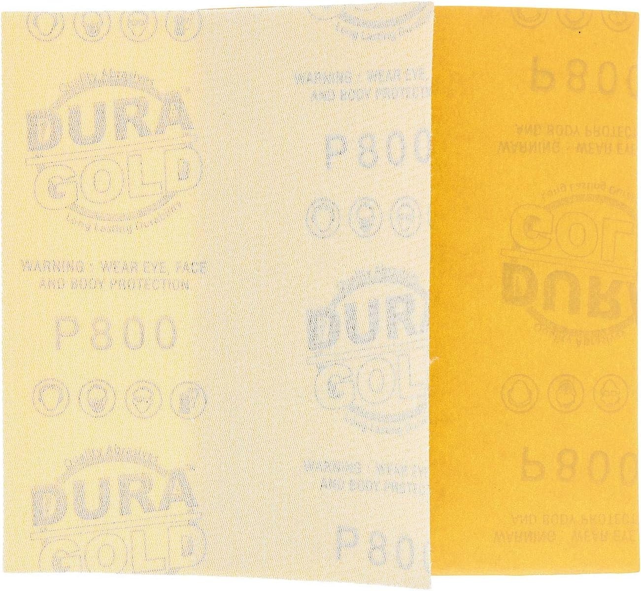 High-Performance 800 Grit Sandpaper Sheets – Box of 25 for Wood & Auto Finishing