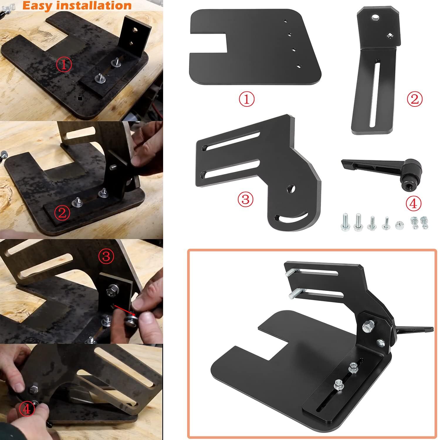 Belt Grinder Tilt Table Fit Most 2×72″ Knife Grinders For Knife Bevels Making