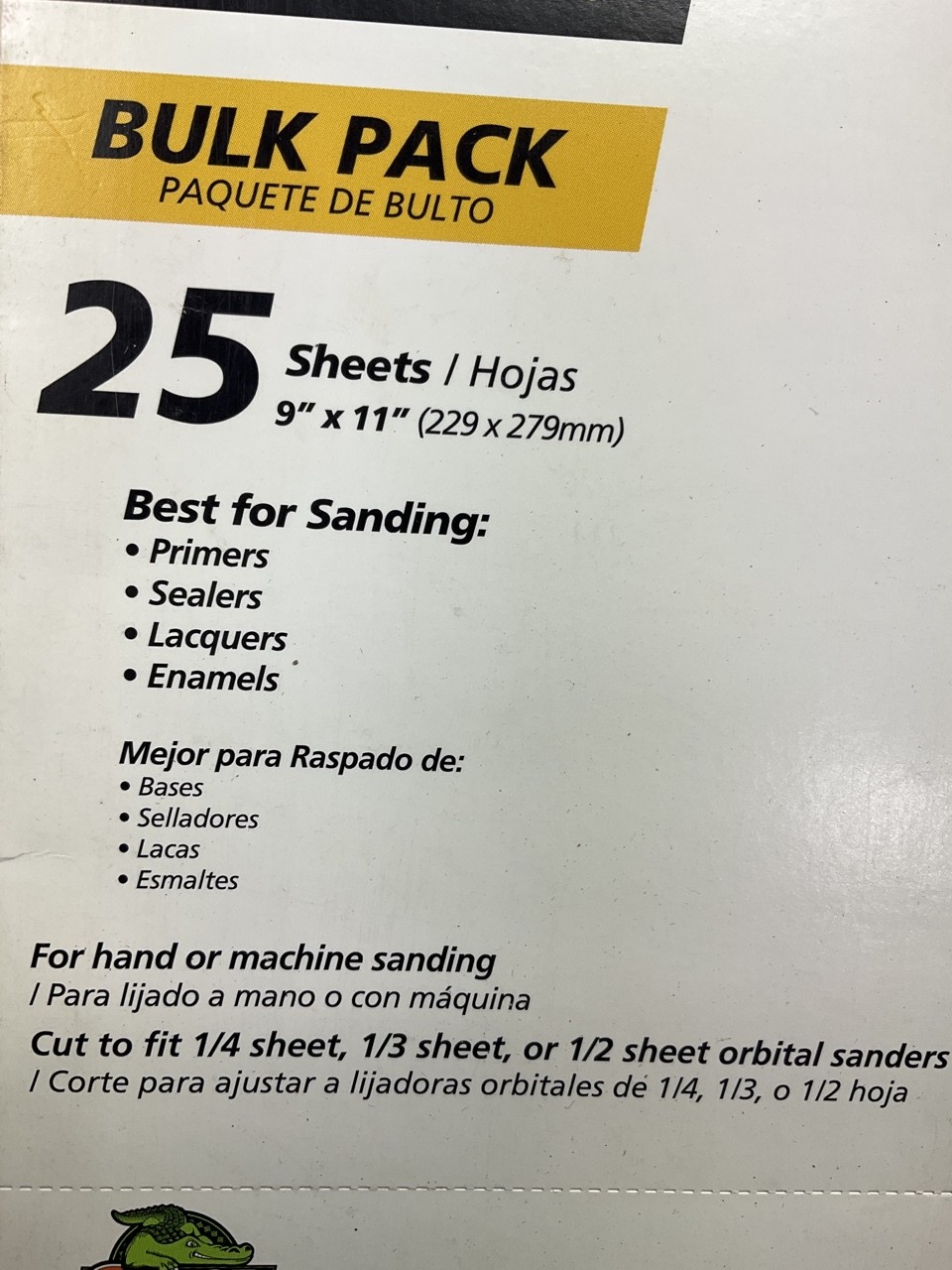 Finish 1st 8405 Sandpaper Sheets – 25 Sheets, 9″x11″, 220 Extra Fine (220 GRIT)