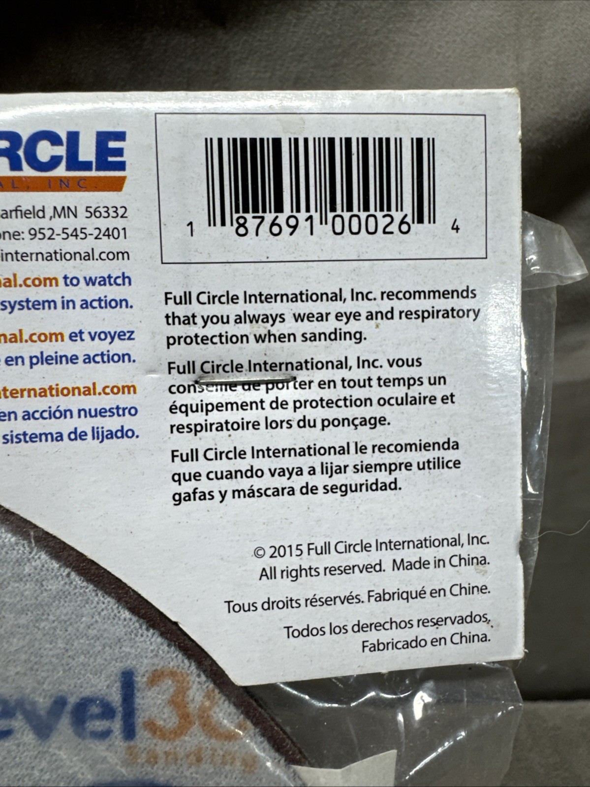 R•Level 360* Full Circle 100 Grit Sanding Disc Pack Of 5 NOS Lot Of 2