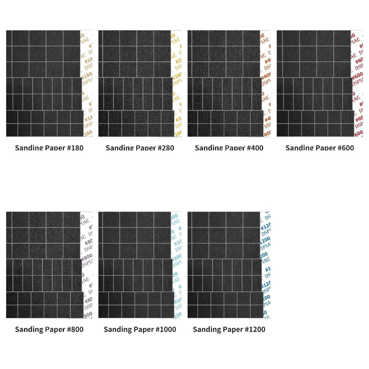 14pc Mesh Sandpaper Pack for ES-A Reciprocating Sander 1008pcs Assorted Grits