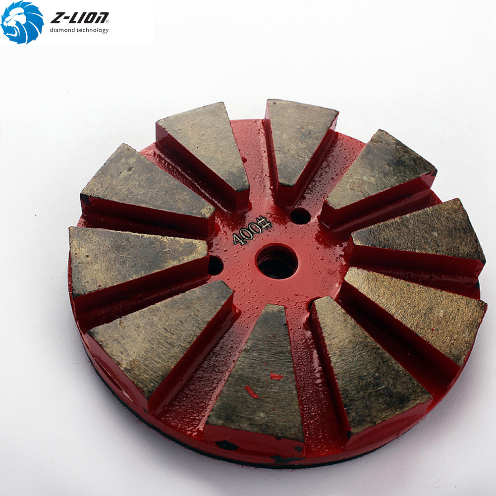 4″ Grit 400 Metal Bond Floor Diamond Polishing Pad Concrete Granite Marble Stone