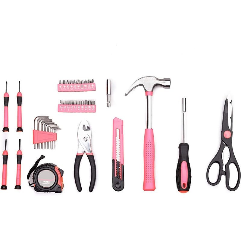 39-Piece Hardware Combination Tool Set, Carbon Steel Manual Toolboxmano para