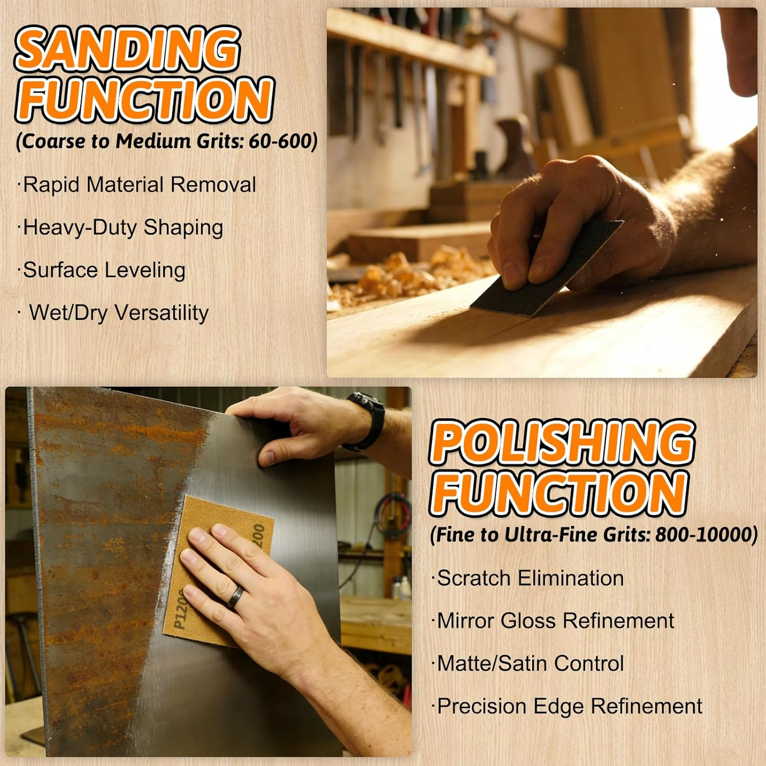 30 Pcs Sandpaper Assortment 180 Grit Wet Dry Sandpaper Sheets, 9 X 3.6 Inch Sand