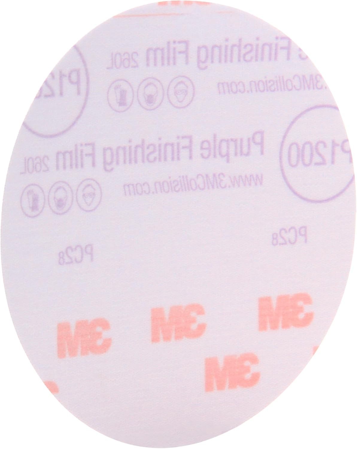 3M 30568 Hookit Purple 5 in. P1200 Grit Finishing Film Disc, 50 count