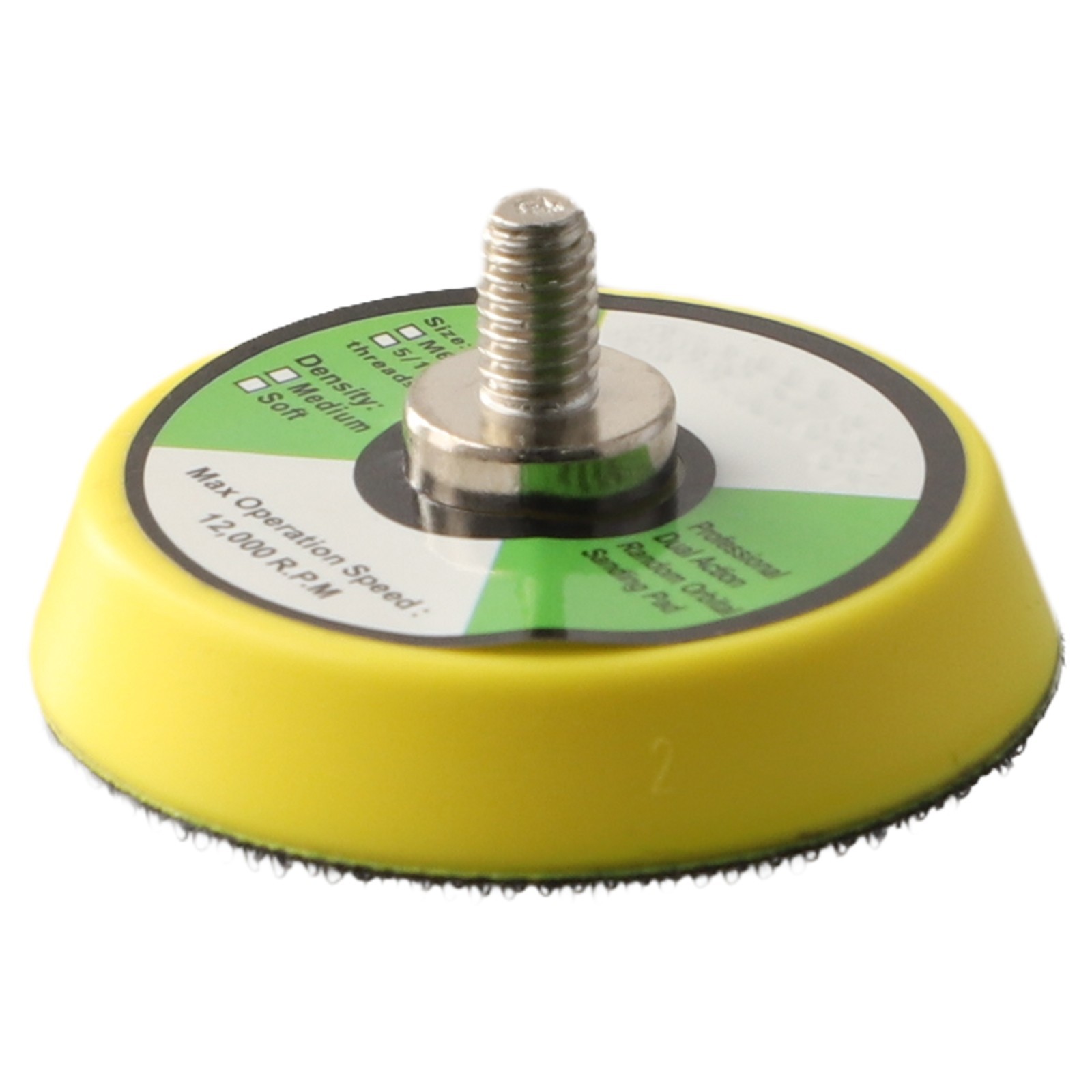 Polishing Sanding Disc Backing Pads Hook And-Loop For DA Pneumatic Sand 1-6 Inch