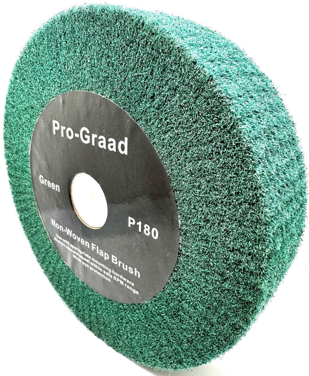 Pro-Graad Non-Woven Bench Grinder Polishing Burnishing Finishing Flap Brush Whe