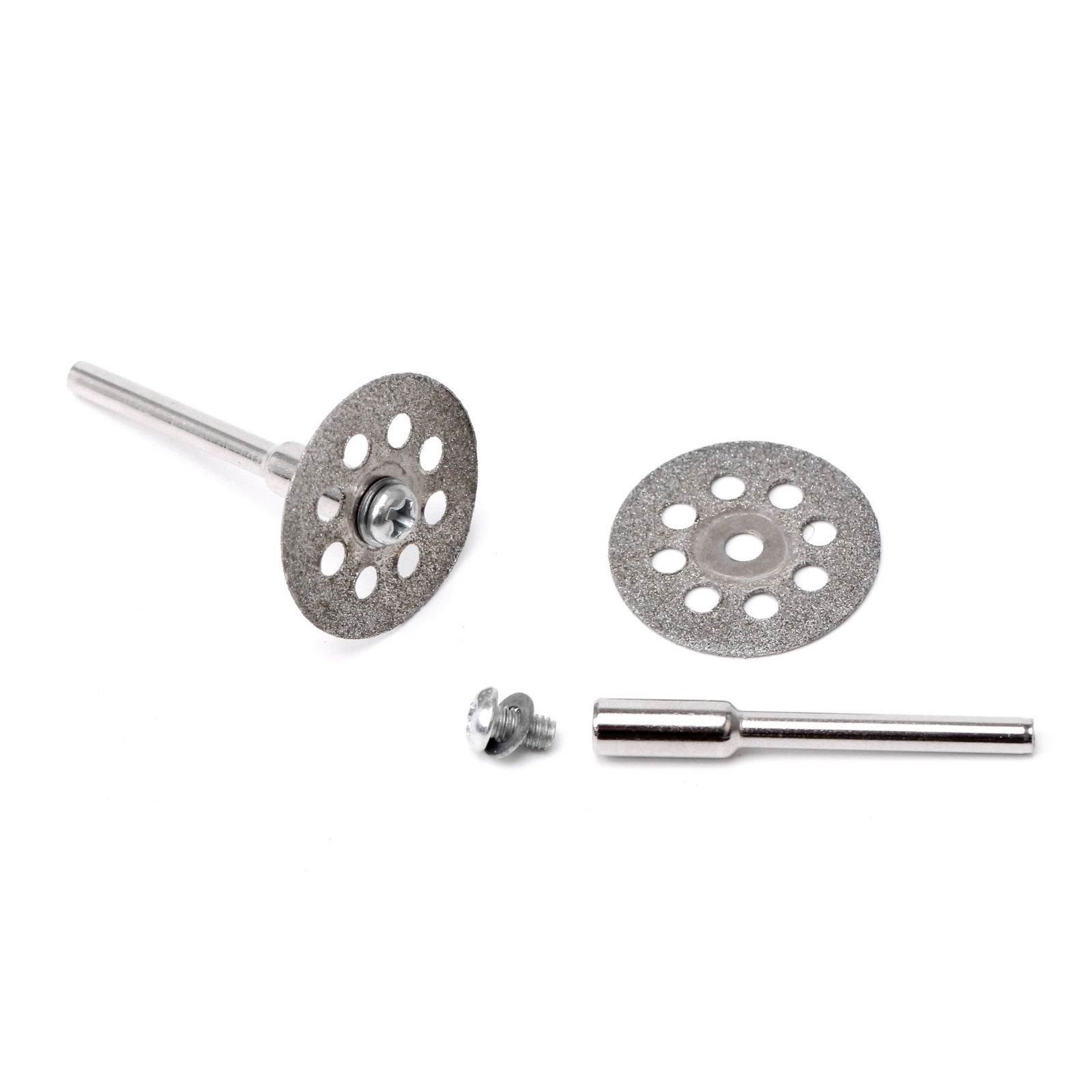 10Pcs Diamond Cutting Wheel with Mandrel 3mm Cutting Disc for Stones Mable Glass