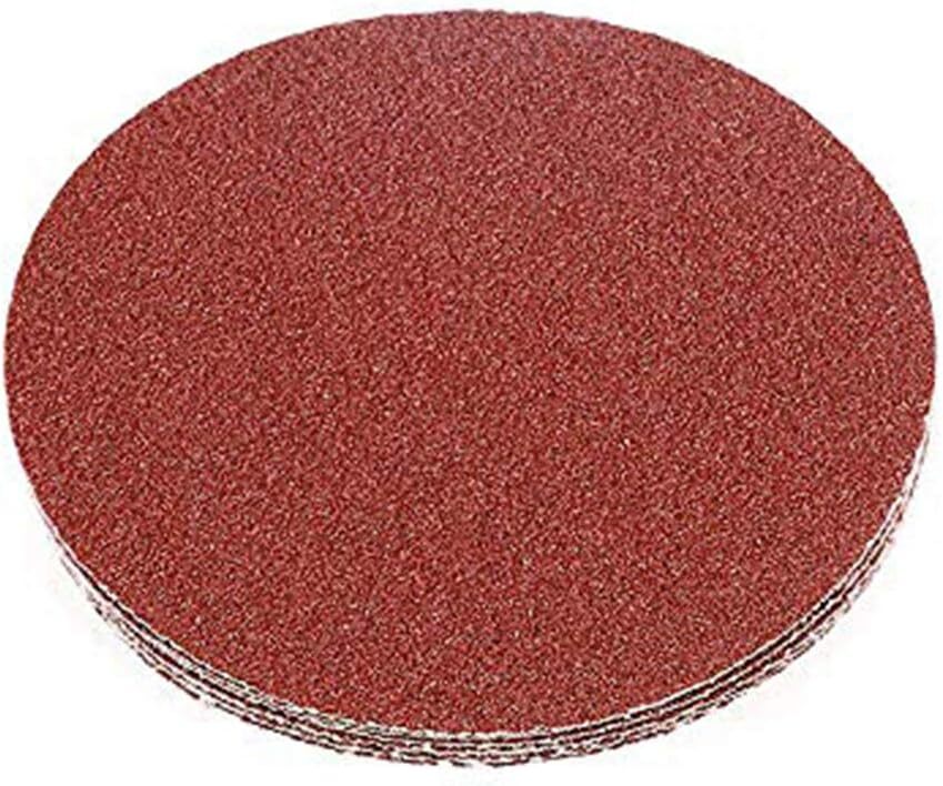 100PCS 6 in Hook Loop Sanding Discs 40 Grit NO hole Orbital DA Sander Paper Pads