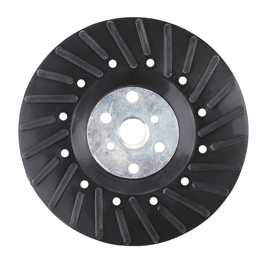 10 Pack – 4-1/2″ x 5/8″-11 Resin Fiber Disc Backing Pad w/ Lock Nut for Grinder