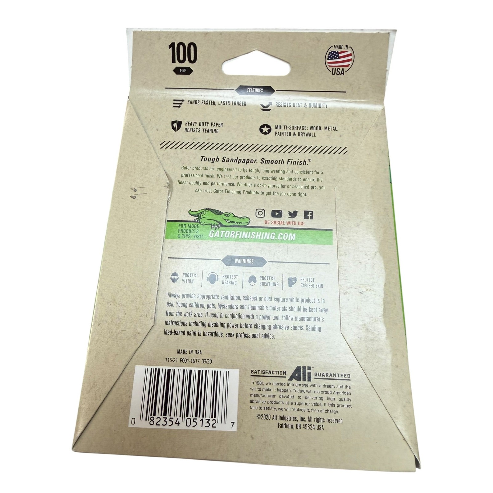ALI INDUSTRIES 5132 100G Sheet (25 Pack)