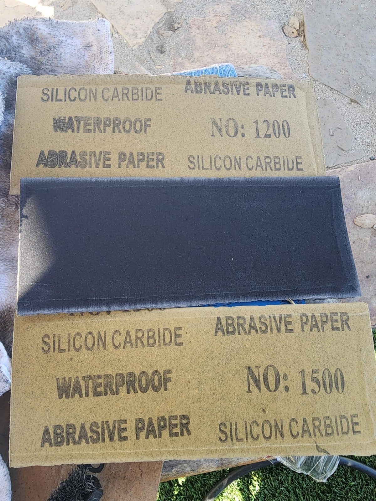 72-Pc Wet Dry Sandpaper Assortment 400 to 3000 Grit 9×3.6 inch for Metal Wood