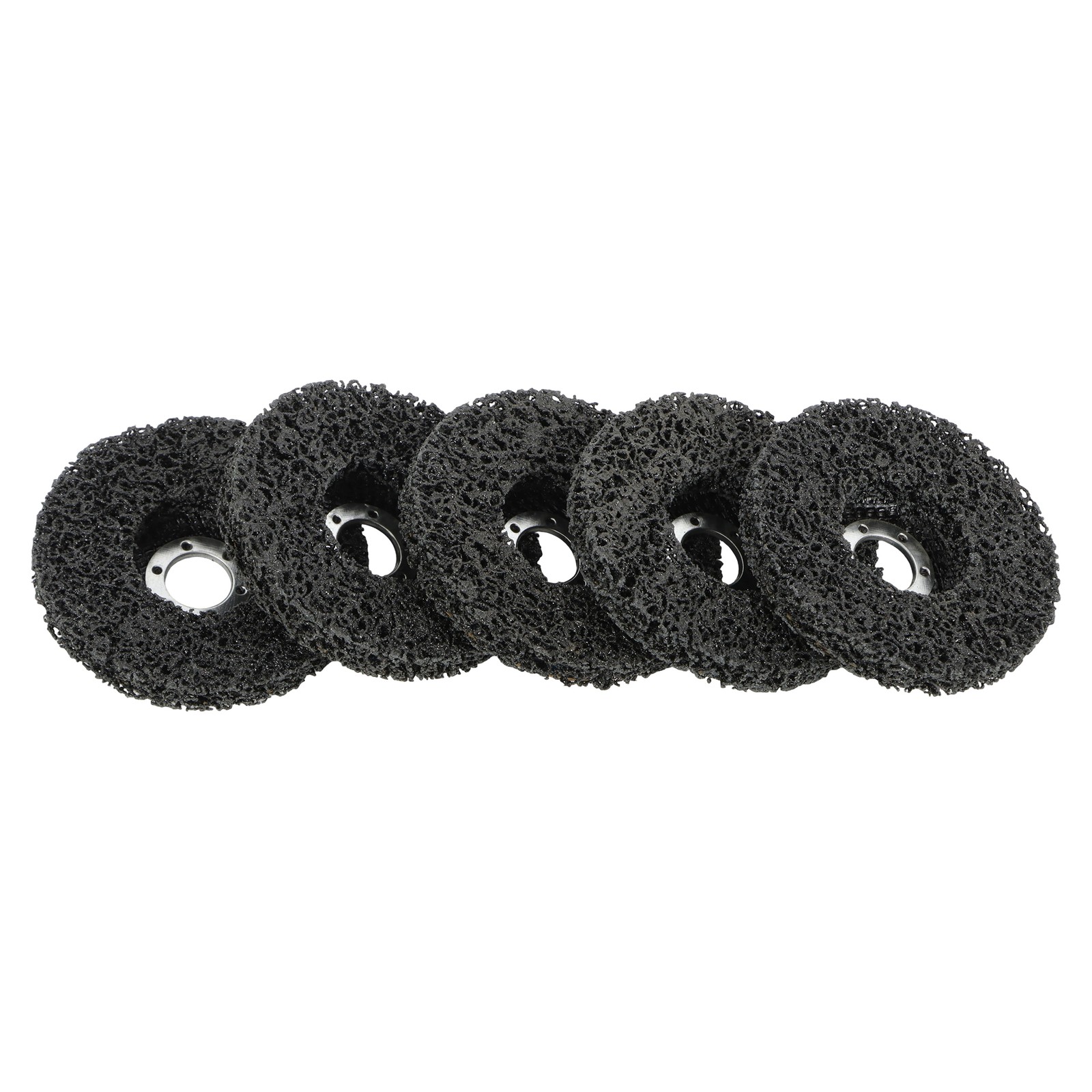 10 PCS 4-1/2″ x 7/8″ Black Diamond Grinding Discs Strip Discs for Angle Grinder