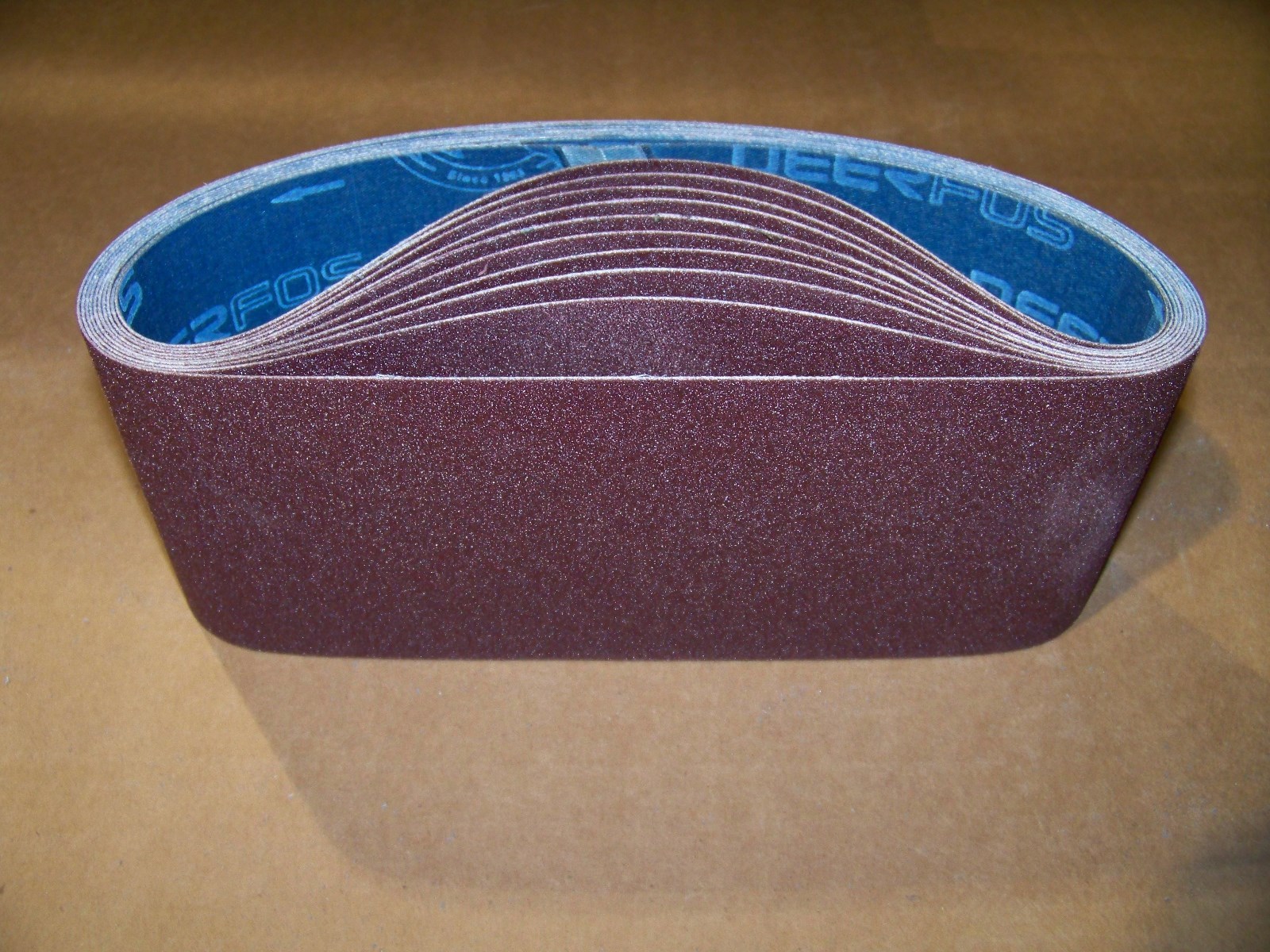 PREMIUM A/O, X-WEIGHT SANDING BELTS 4″ X 24″, 10 – PACK, 120-GRIT
