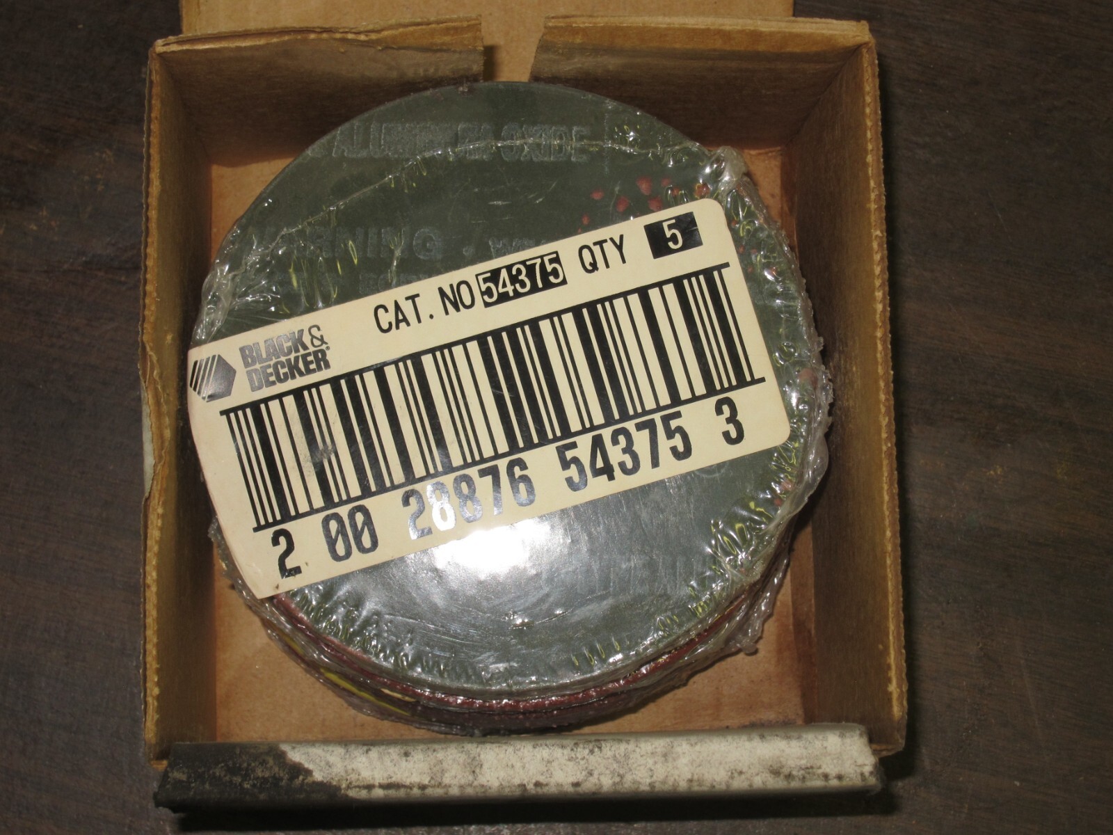 Black & Decker Abrasive Disc 4-1/2″ Diameter, 36 Grit, 25 Discs, Model 54375