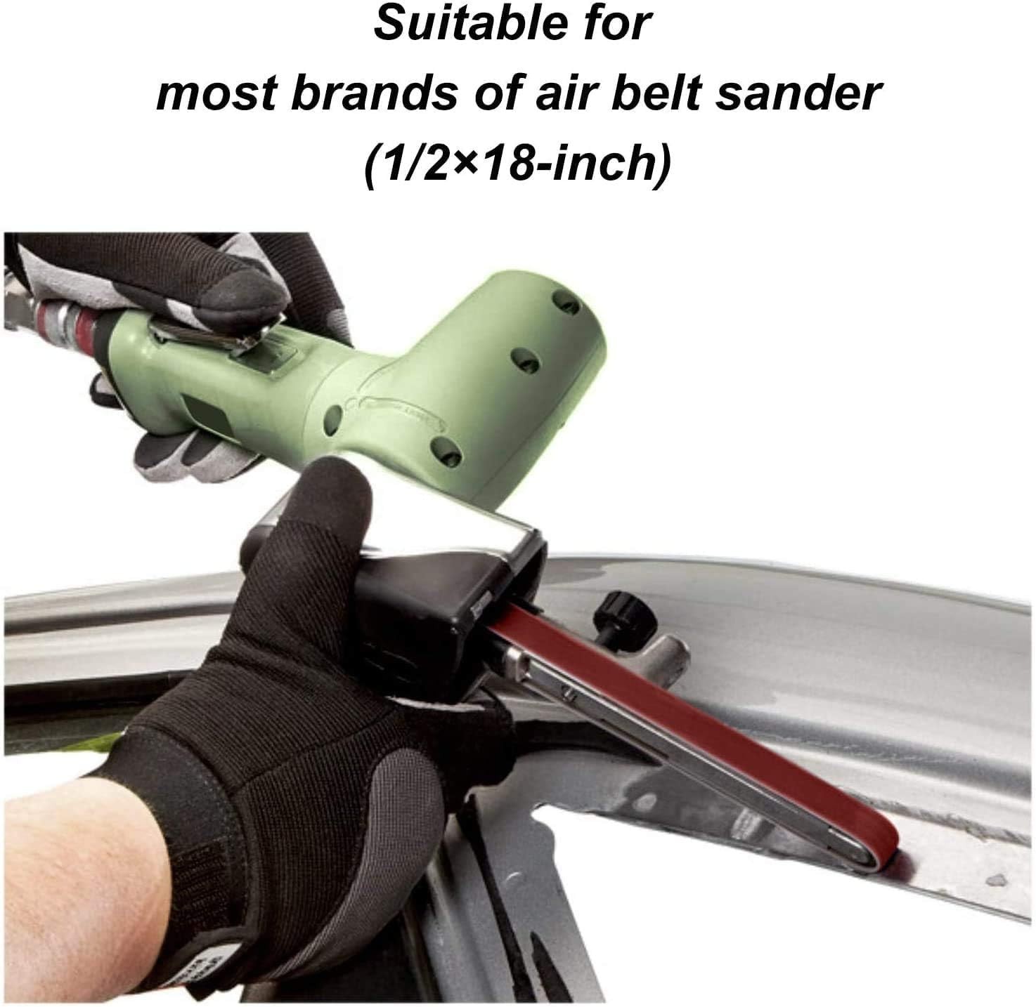 24 Pack 1/2×18″ 40 Grit Aluminum Oxide Sanding Belts for Mini Sander Excellence