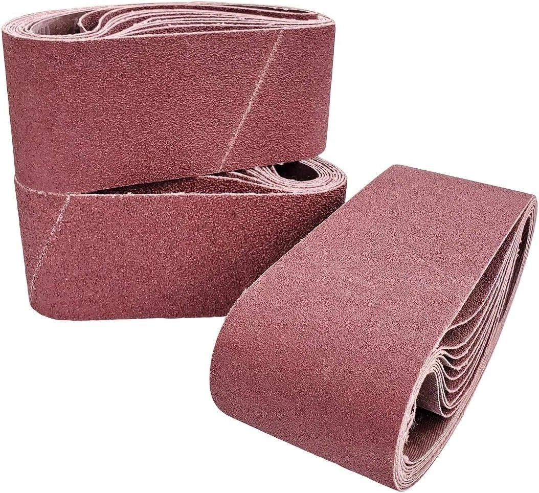 15-Pack 2.5″ x 14″ Sanding Belts – Anti-Static Aluminum Oxide Quality