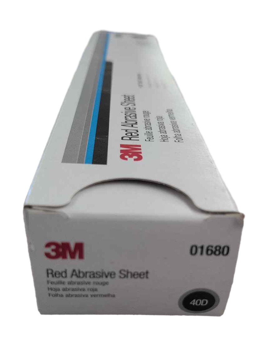 3M 01680 Red Abrasive Stikit 40 Grit Sanding File Sheet 2.75×16.5 25pk