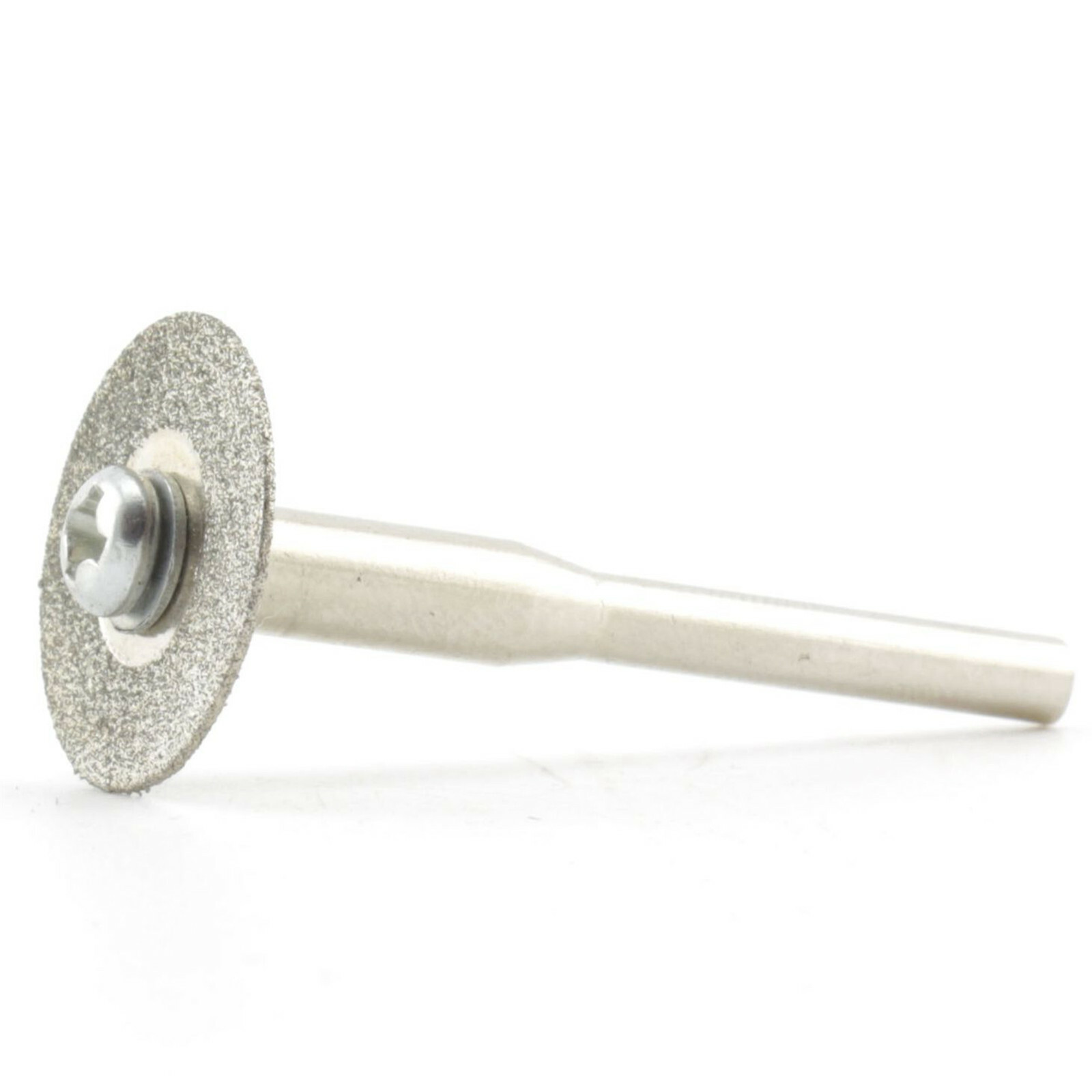 10Pcs Diamond Cutting Wheel 16mm with Mandrel (3mm) 2pcs for Dremel Rotary Tools