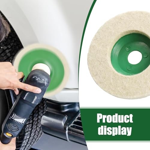 Wool Felt Polishing Disc, Car Waxing and Polishing Wool Wheel Pads for 100
