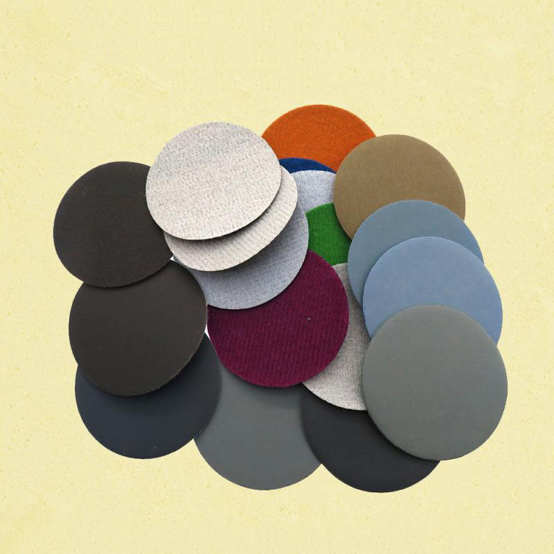 50mm -2″ Inch Flocking Wet Water Sanding Discs Hook and Loop Sandpaper Pads