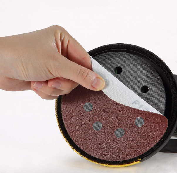 30Pk 5″ 8-Hole Sanding Discs Hook and Loop Round Sandpaper Orbital Sanding Pads