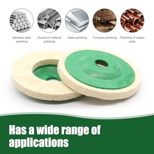Wool Felt Polishing Disc, Car Waxing and Polishing Wool Wheel Pads for 100