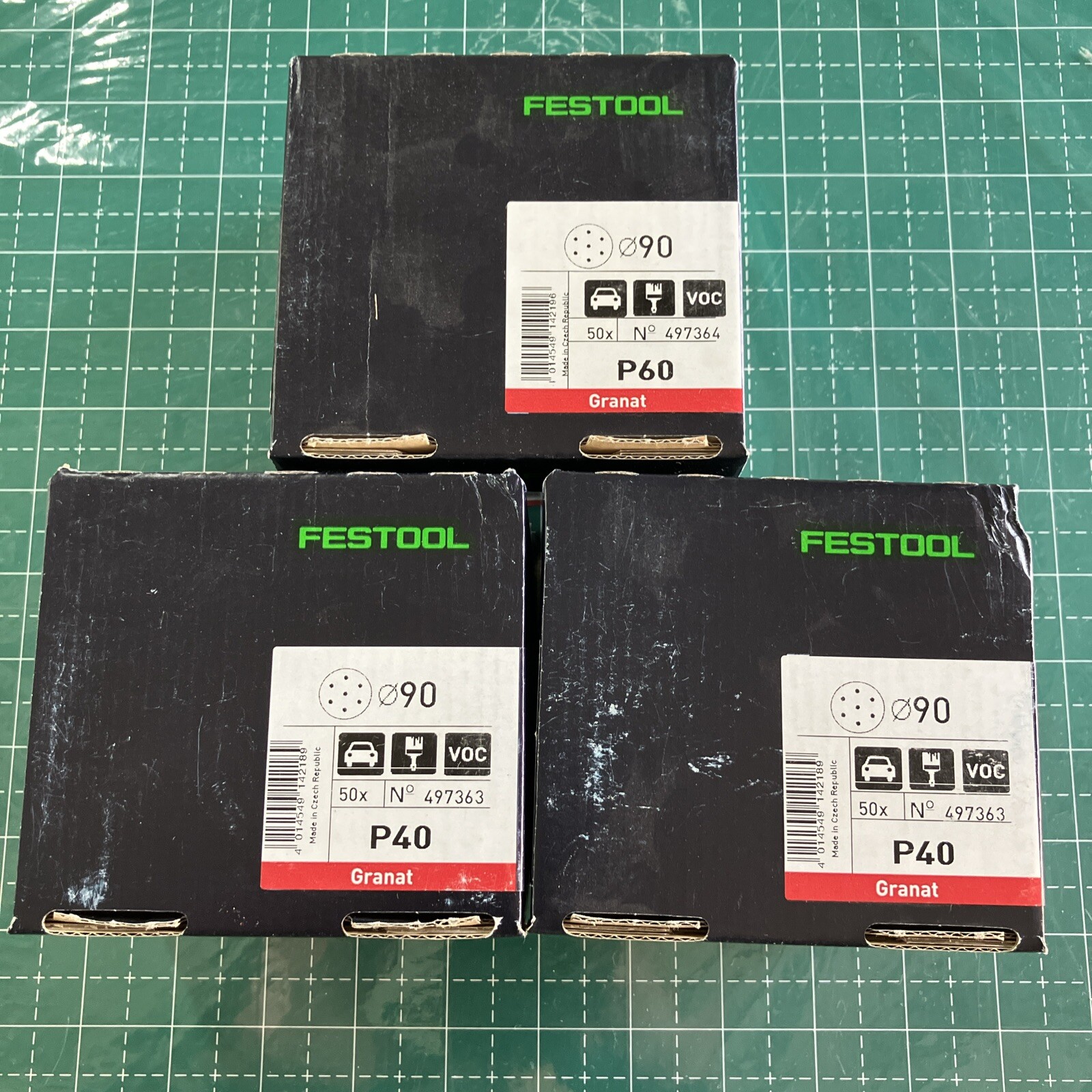 Diameter 2.3″ (60 mm) Festool Abrasive Granat 50pc choose grit type
