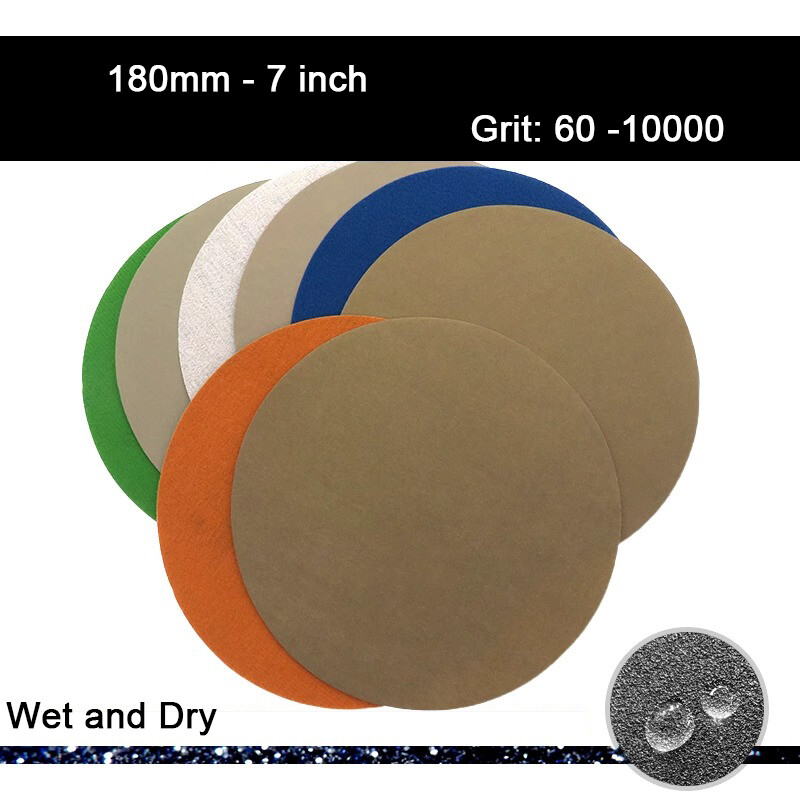 25-75mm Wet and Dry Sanding Discs 1-7Inch Sandpaper Hook&Loop Pads Grit 60-10000