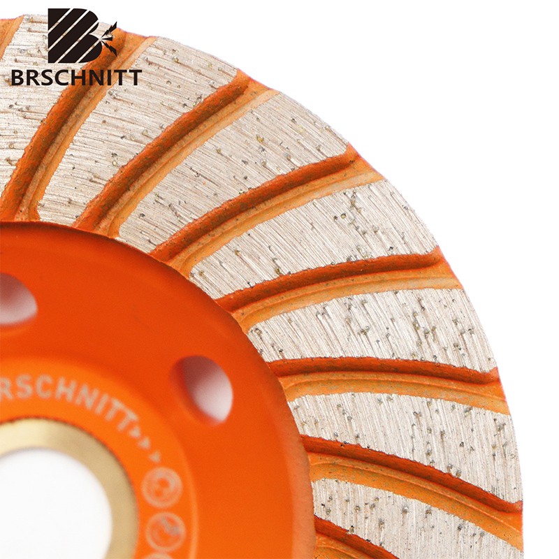 Diamond Grinding Cup Wheel Turbo Row Polishing Disc for Concrete Masonry 4-7inch