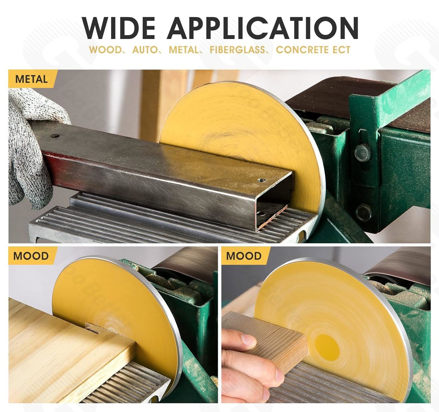 6 in 600 Grit PSA Sanding Disc Sticky Back Sandpaper 100 Roll Adhesive DA Sander