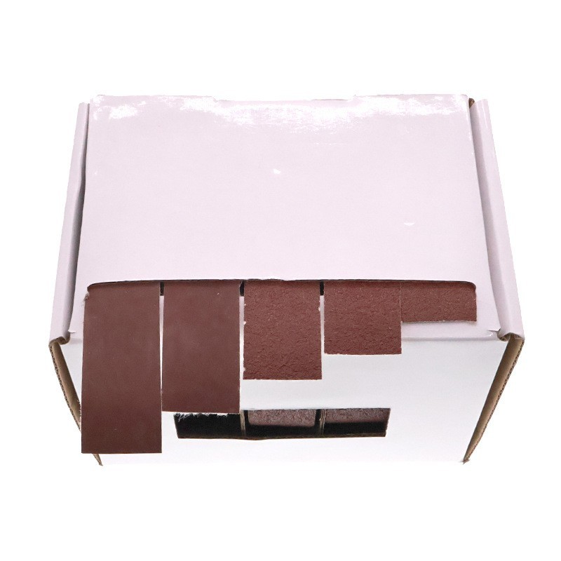 Furniture Polishing Sandpaper Roll Red 2.5 x 500cm Aluminum Oxide Abrasive