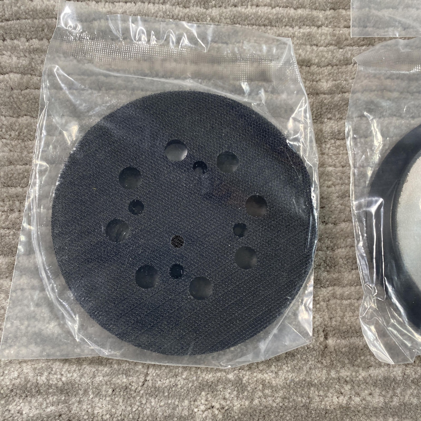 Shuttle Genius Orbital Sander Backing Pads Set Of 3 Black Metal Grinding New