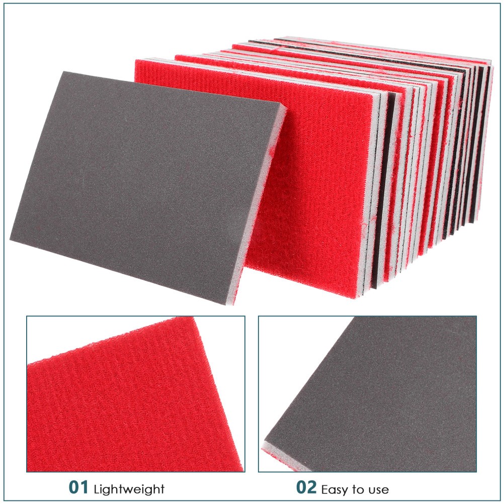 Multi Color Sanding Sponge Set 18Pcs Durable Blocks for Car Wood Metal Polishing