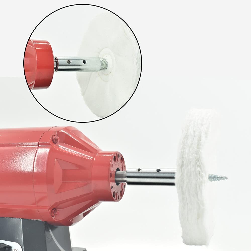 Adaptador de husillo de 1/2″ con orificio para eje de 3/16 a 10/16″ y rueda