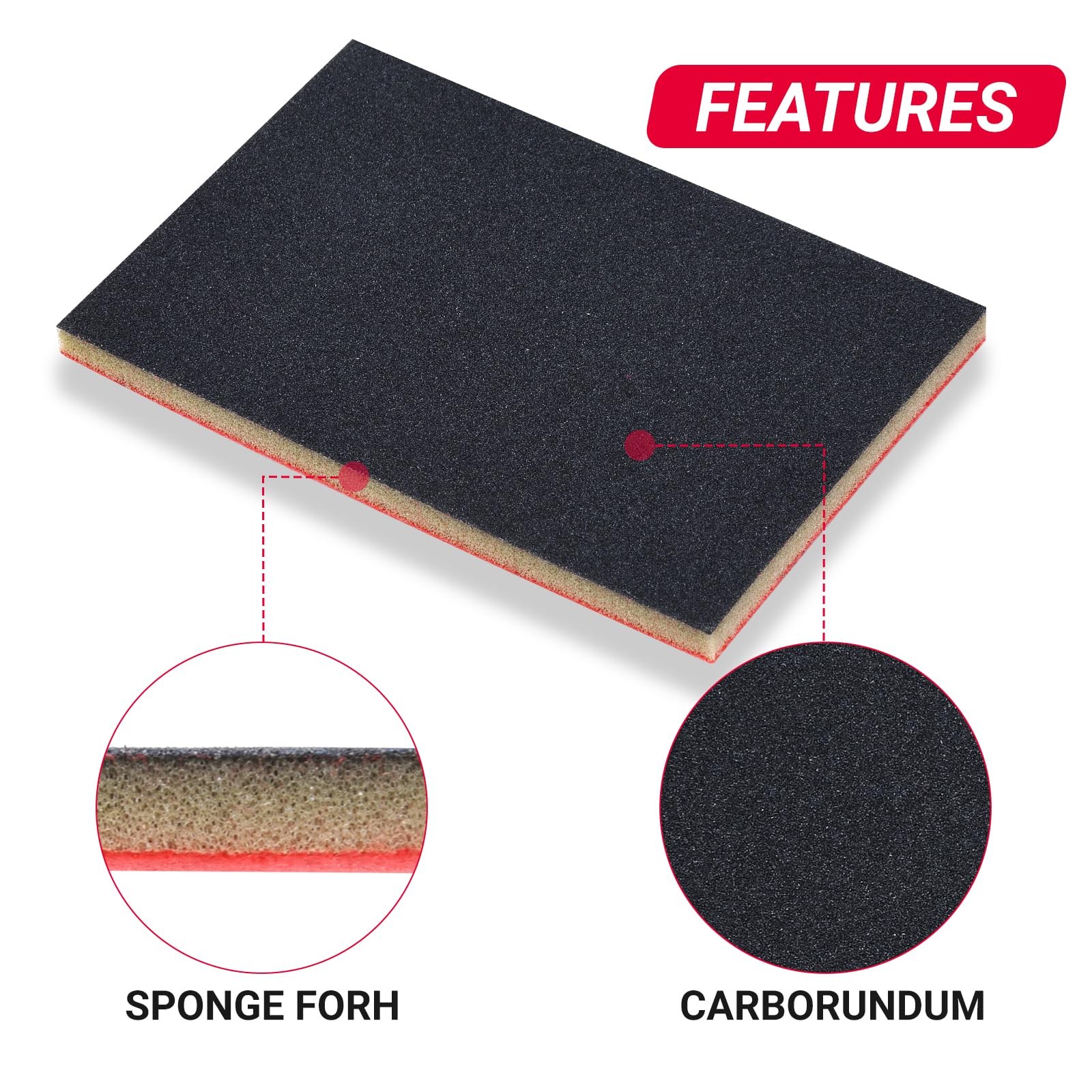 28 PCS Sanding Sponge Set 180-3000 Grit for Wood, Metal, Drywall, Furniture