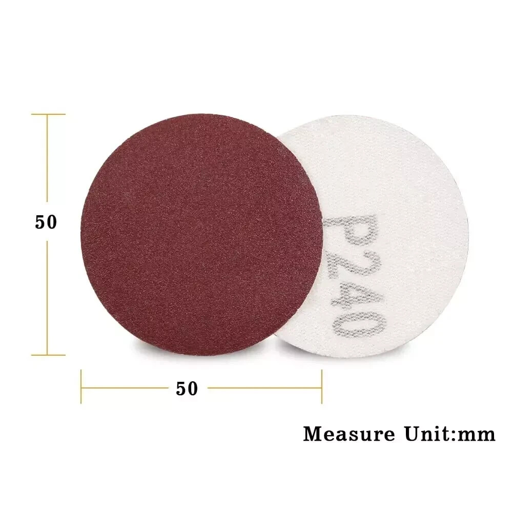 2 inch Hook and Loop Sanding Discs / 200 Pack / 180 Grit