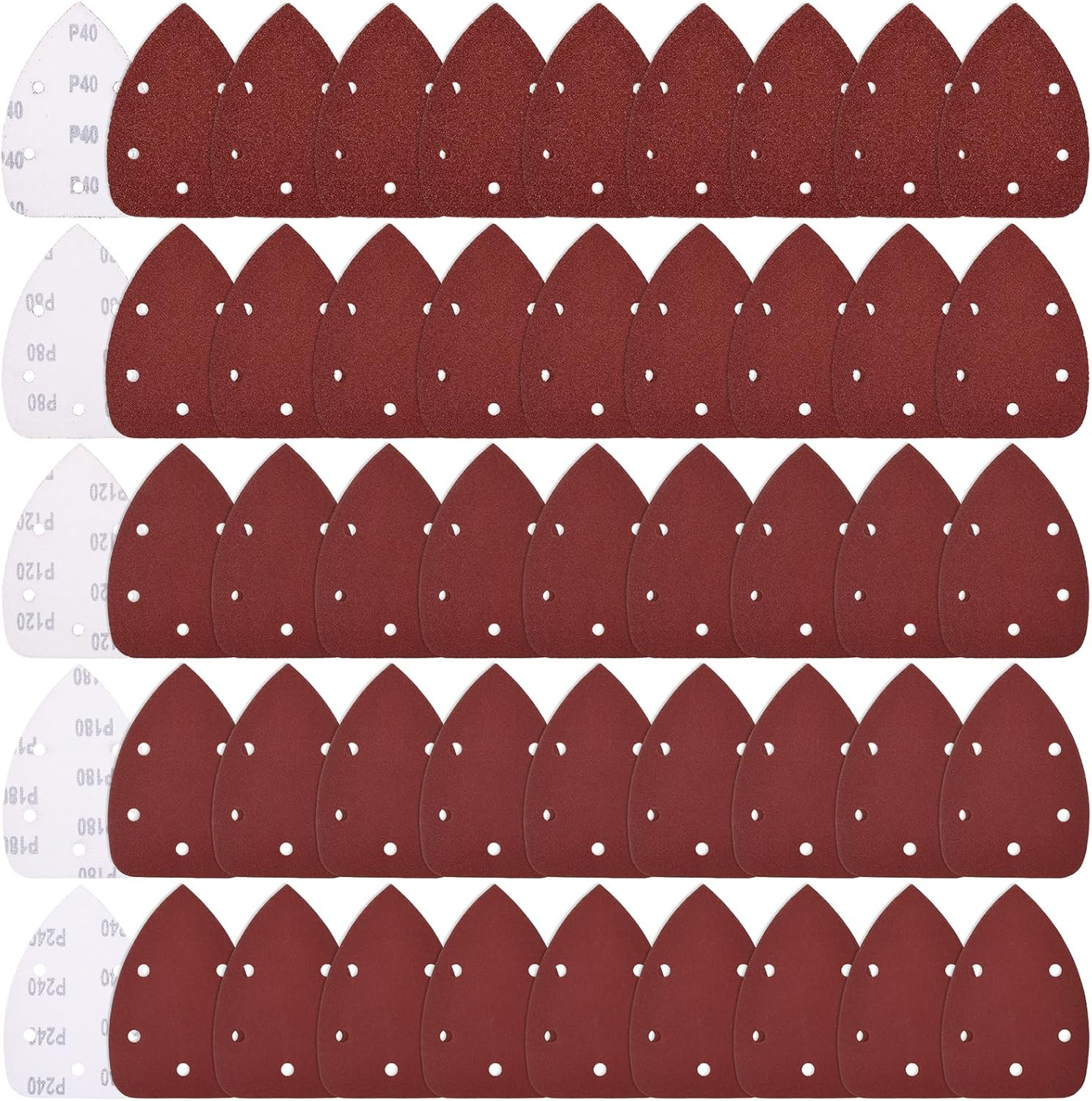 Mouse Detail Sander Sandpaper Sanding Paper Assorted Sanding Pads 40 80 120 1…