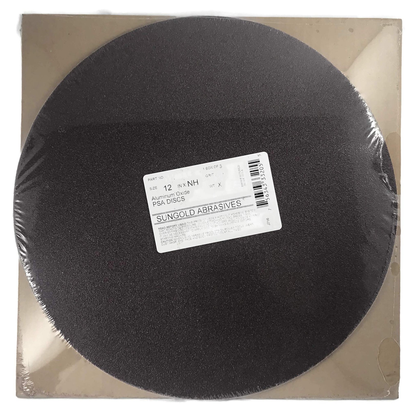 Sungold Abrasives 332079 100 Grit 12″ XWeight Cloth Premium Industrial Alumin…