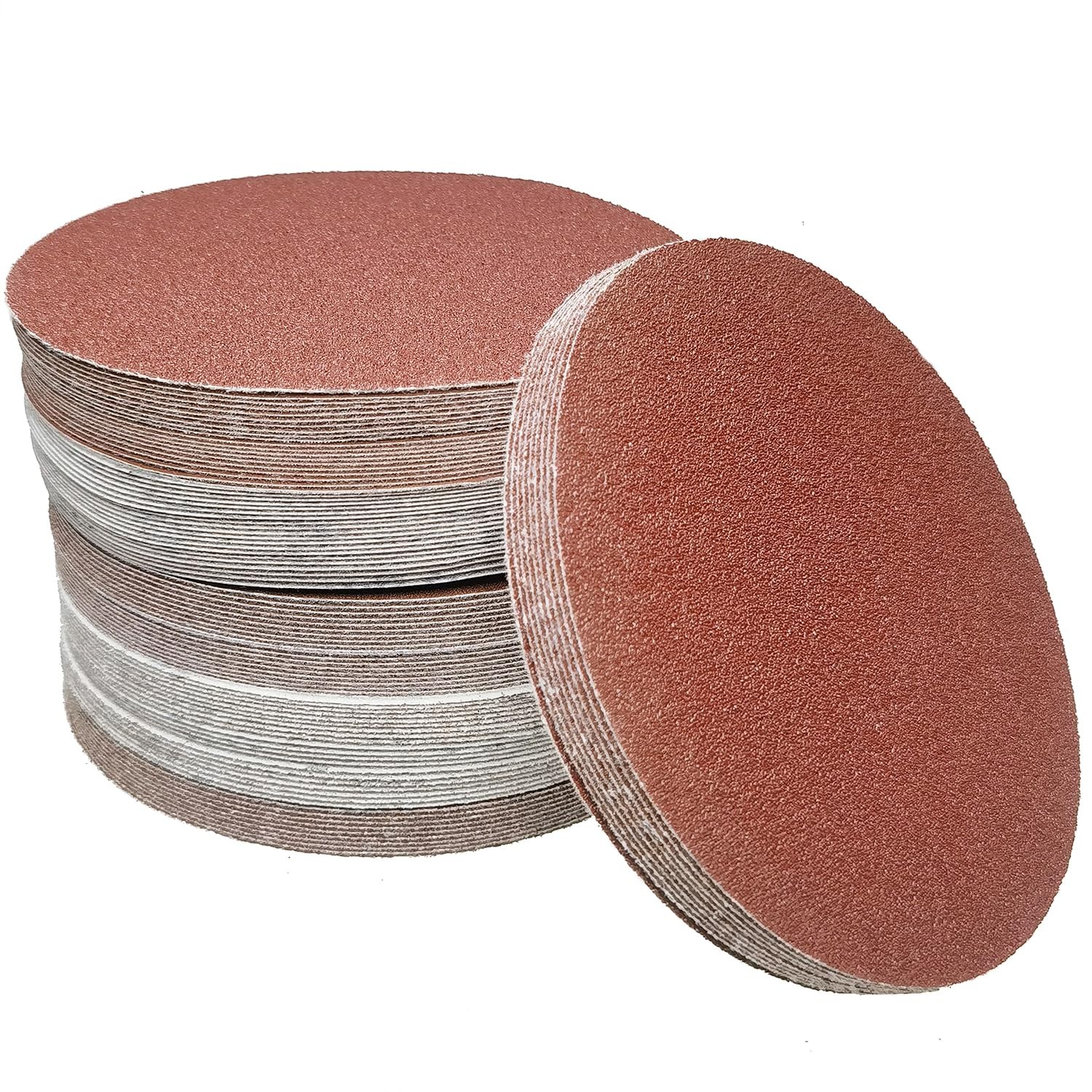 100 PCS 6 Inch Hook and Loop Sanding Disc Set 60 80 120 240 400 Grit Sanding