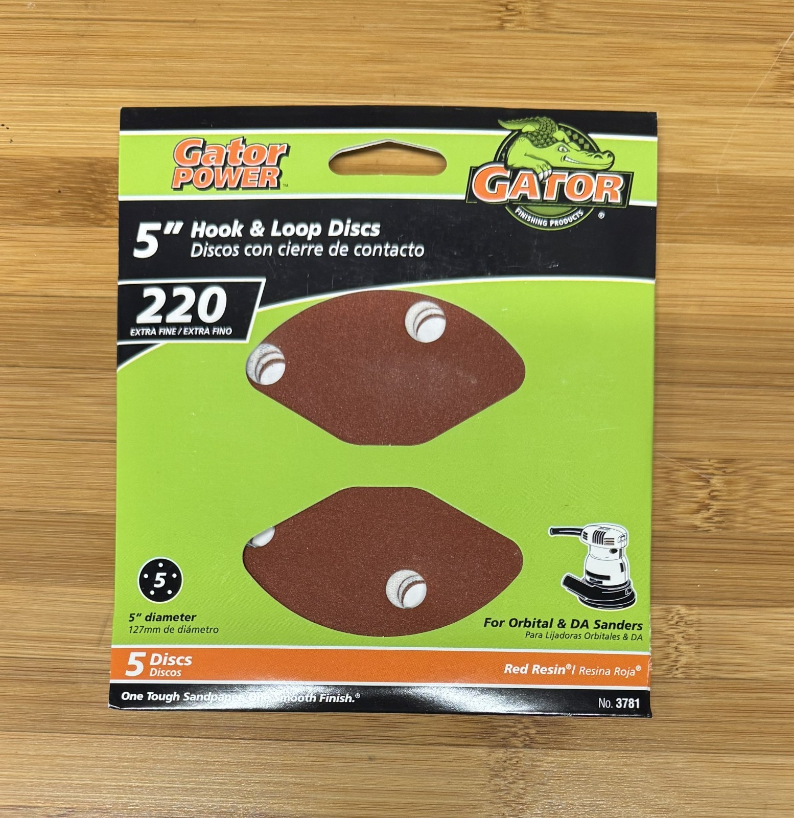 Gator Power sanding disc Hook and Loop 5″ 2 pack set Free Shipping!