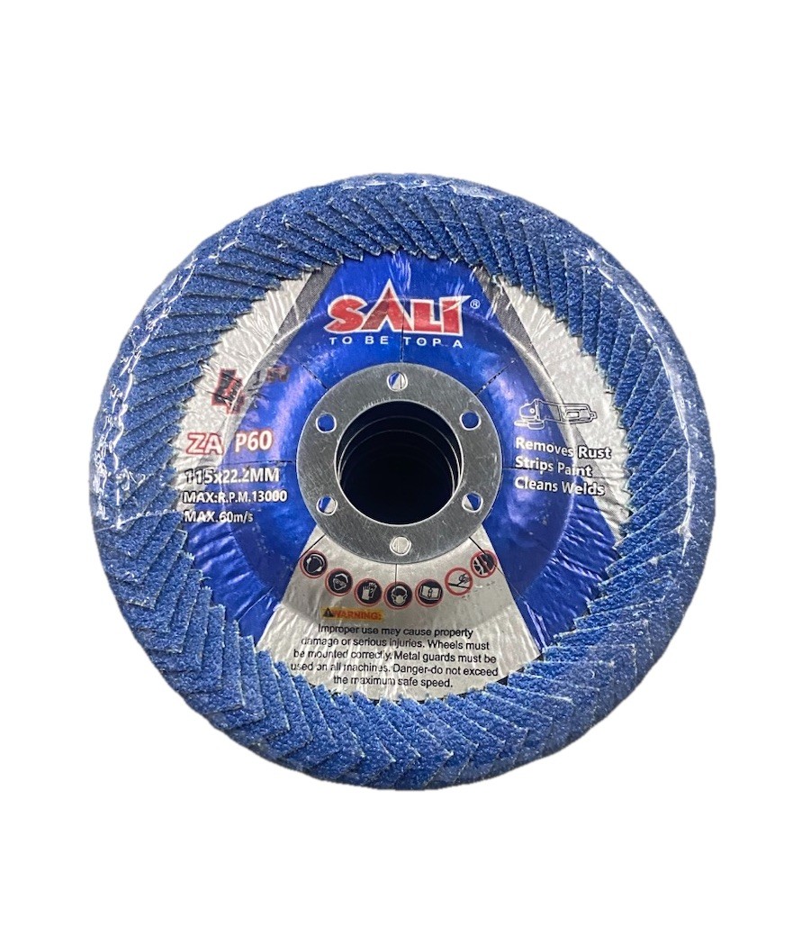 SALI 10 Pack Curved Flap Discs 4 1/2Inch for Angle Grinder Sanding Disc P60 ZA