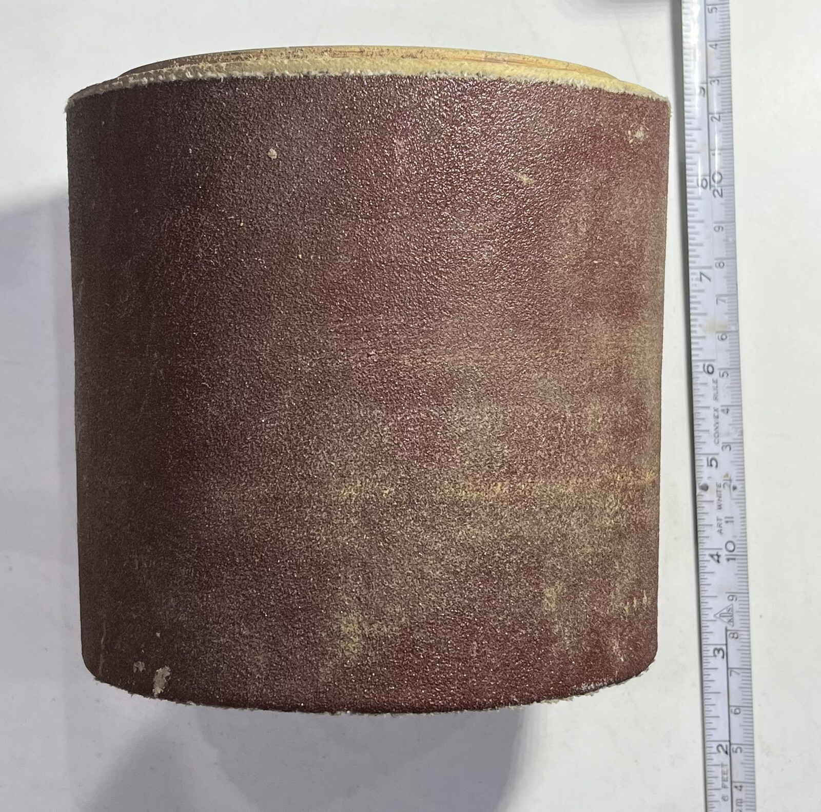 Sandpaper Drum Rubberized Coarse Surface Abrasive Wheel Set of 2 Italy