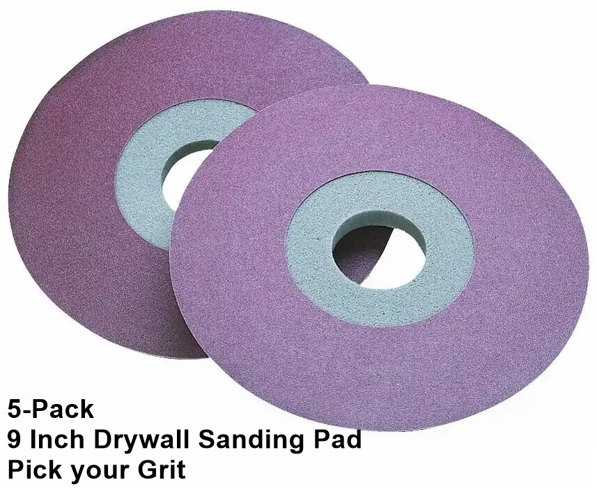 Porter Cable PICK 80 100 150 180 Grit Sanding 9″ 5-Pads 78085 78105 78155 78185