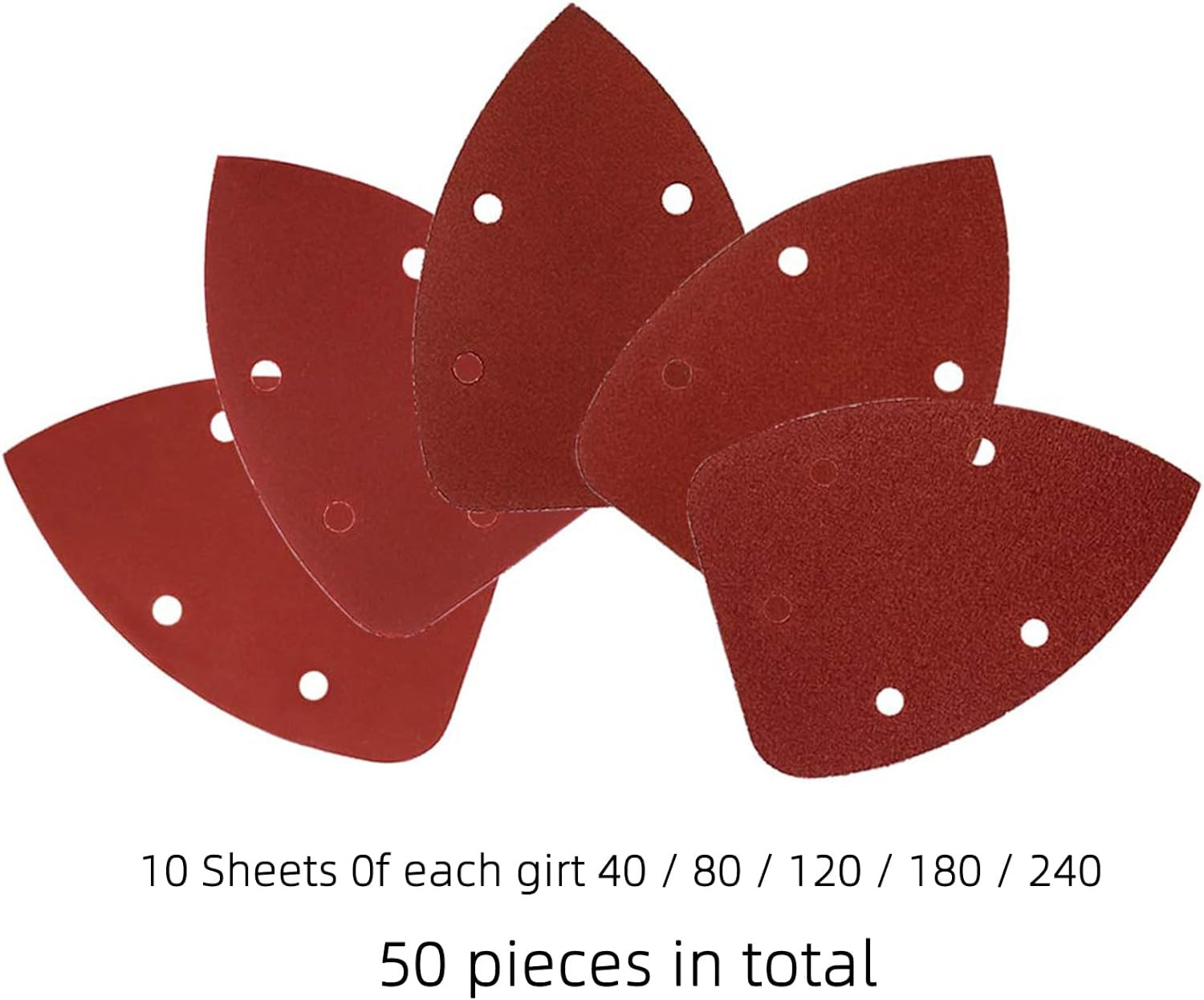 Mouse Detail Sander Sandpaper Sanding Paper Assorted Sanding Pads 40 80 120 1…