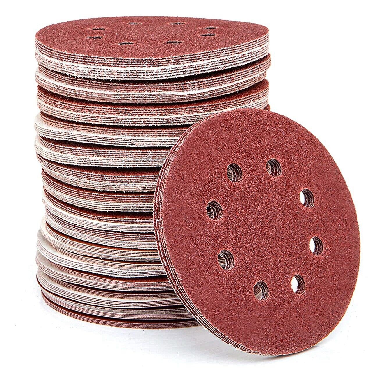30PCS 5 in 8-H AO Sanding Discs P800/1000/1200/1500/2000 Assorted Grit Sandpaper