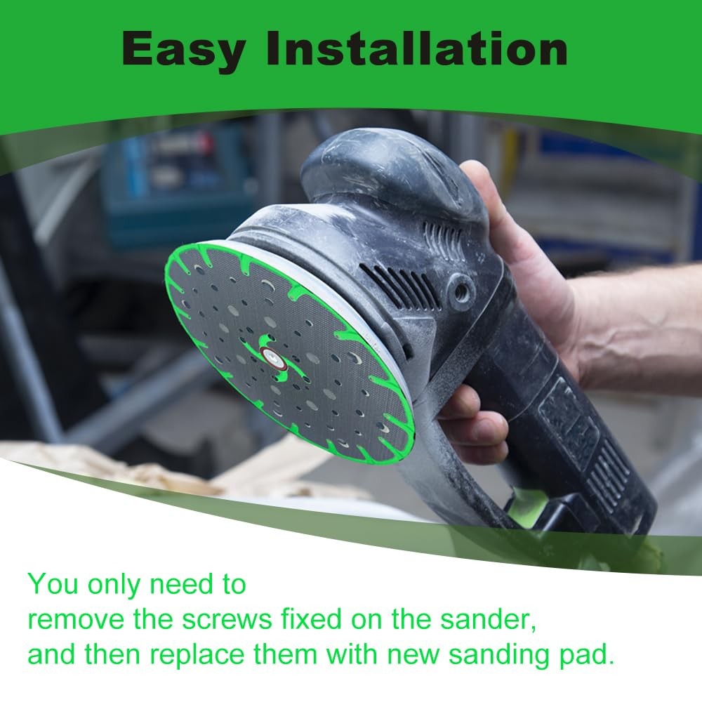 Upgraded 202458 6Inch 150mm Soft Sanding Pad,Compatible with Festool ETS 150/…
