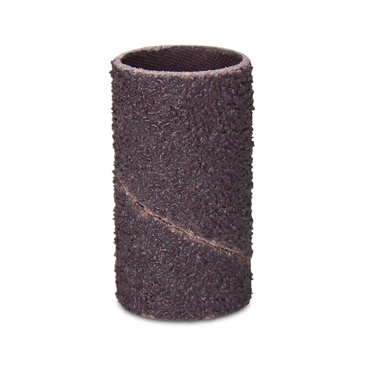 1/4″ x 1/2″ Aluminum Oxide Spiral Bands, No Lap Sanding Sleeves – 100 Pack