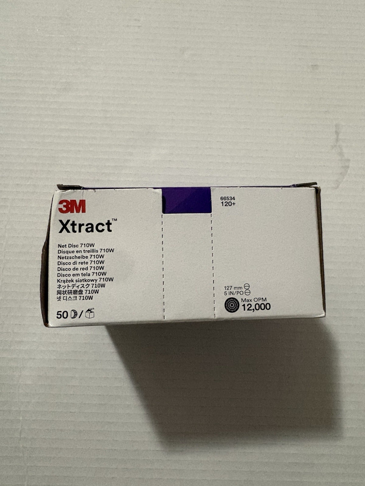 3M Xtract Cubitron II 710W Net Sanding Discs 66534 5” 120+ Grit 50 Pack